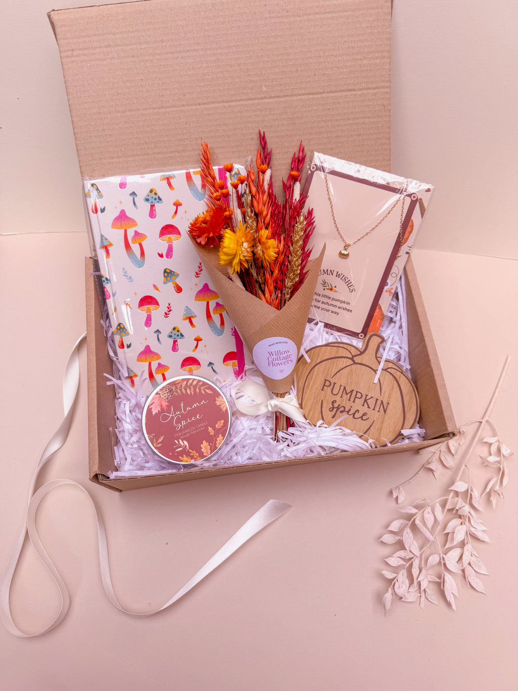 Autumn Gift Hamper with Mushroom Notebook image 4