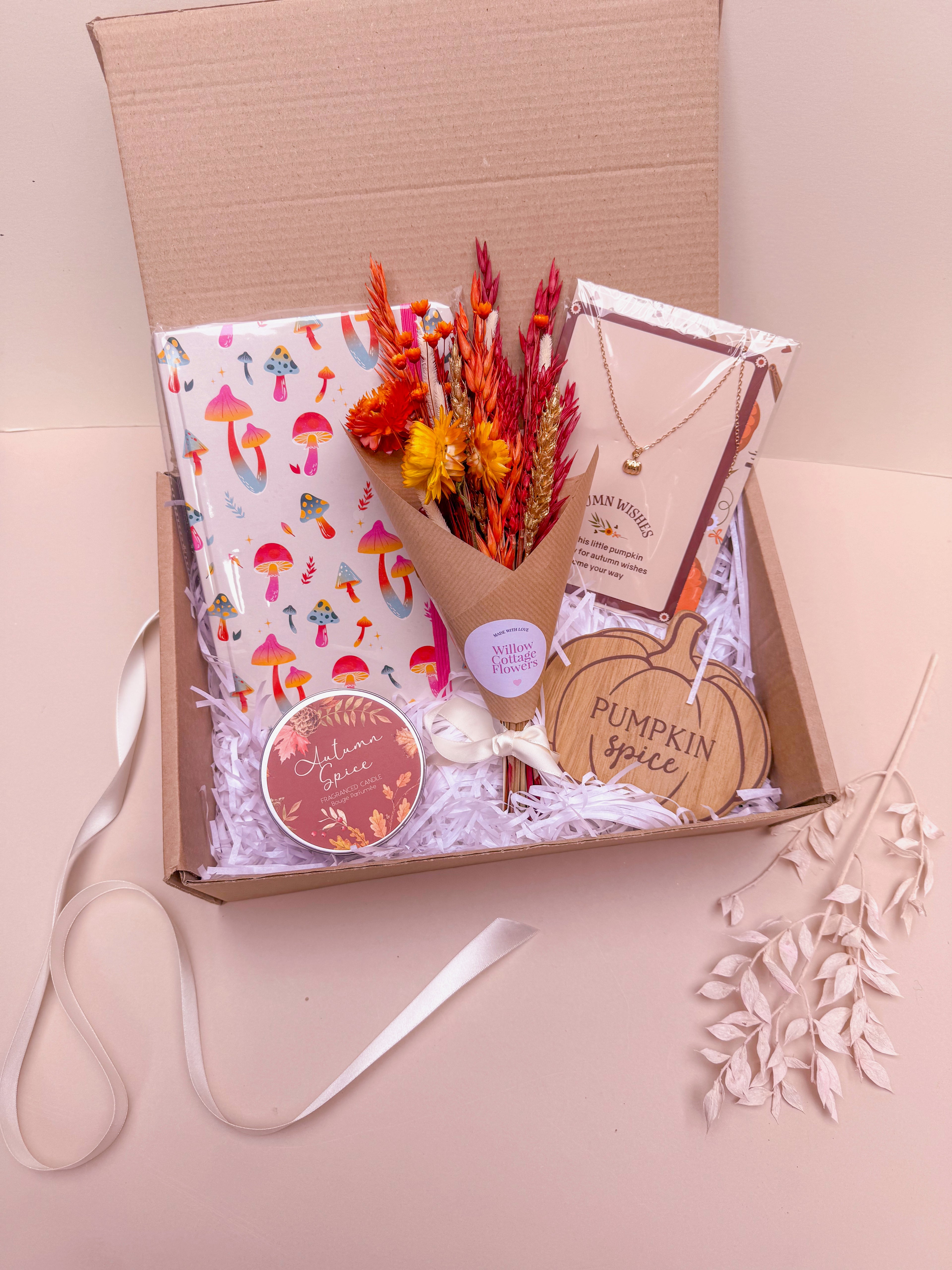 Autumn Gift Hamper with Mushroom Notebook image 4