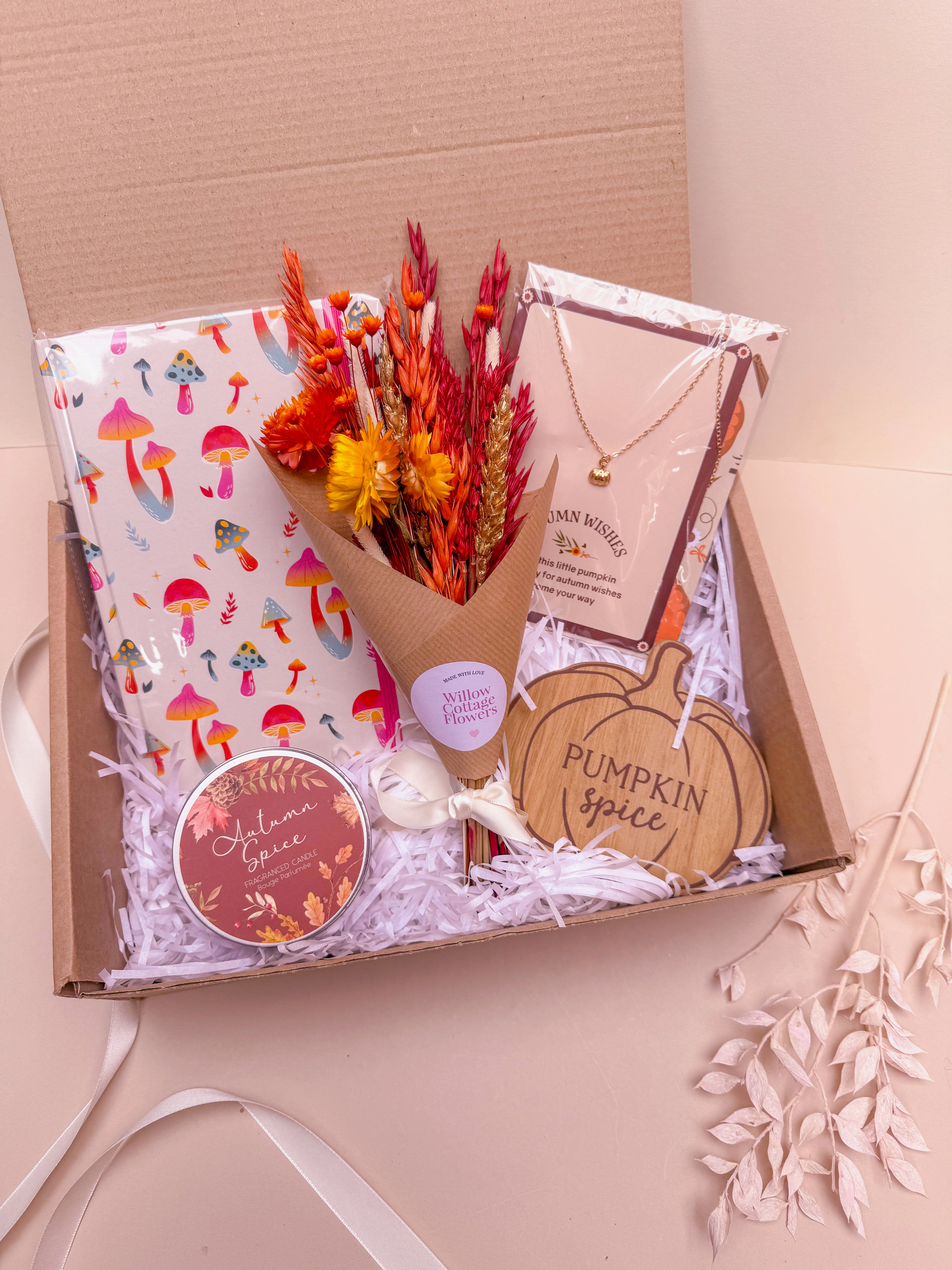 Autumn Gift Hamper with Mushroom Notebook image 0
