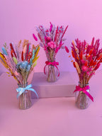 'Brights' Dried Flower Arrangement with Vase image 0