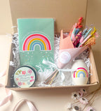 Rainbow Gift Box with Dried Flowers image 1