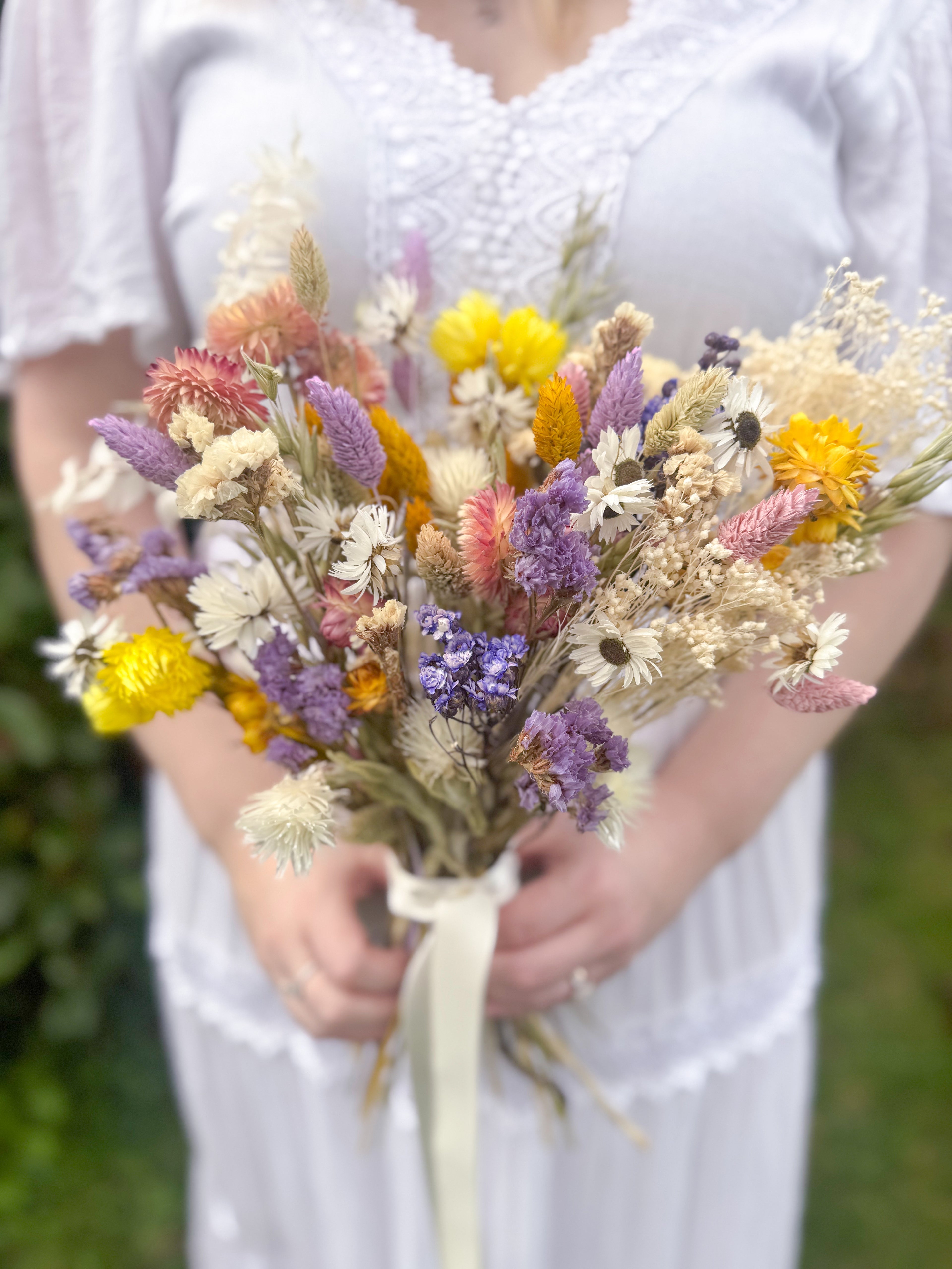 Colourful Wildflower Wedding Flowers image 3