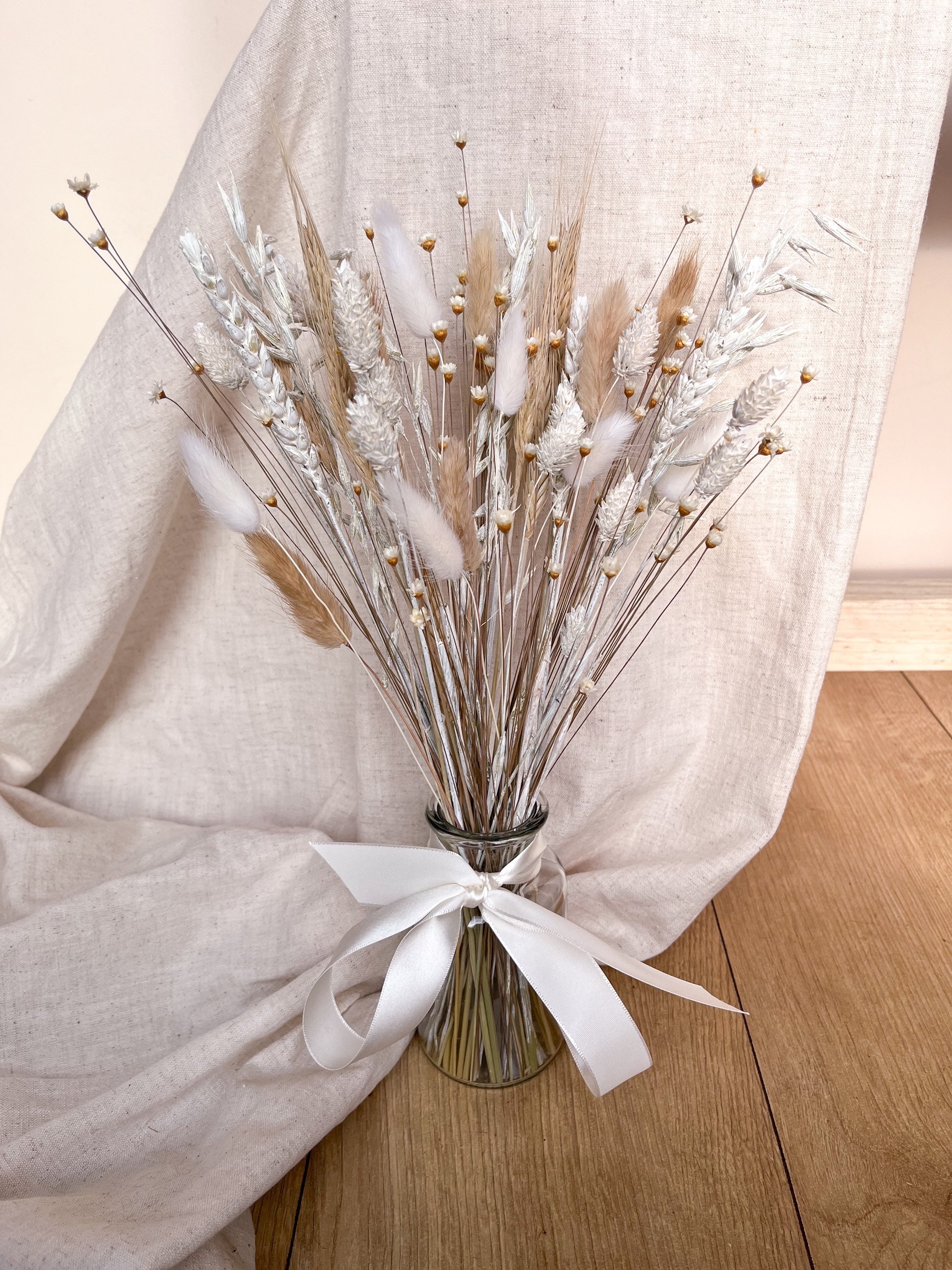 Natural Dried Flowers with Vase image 7