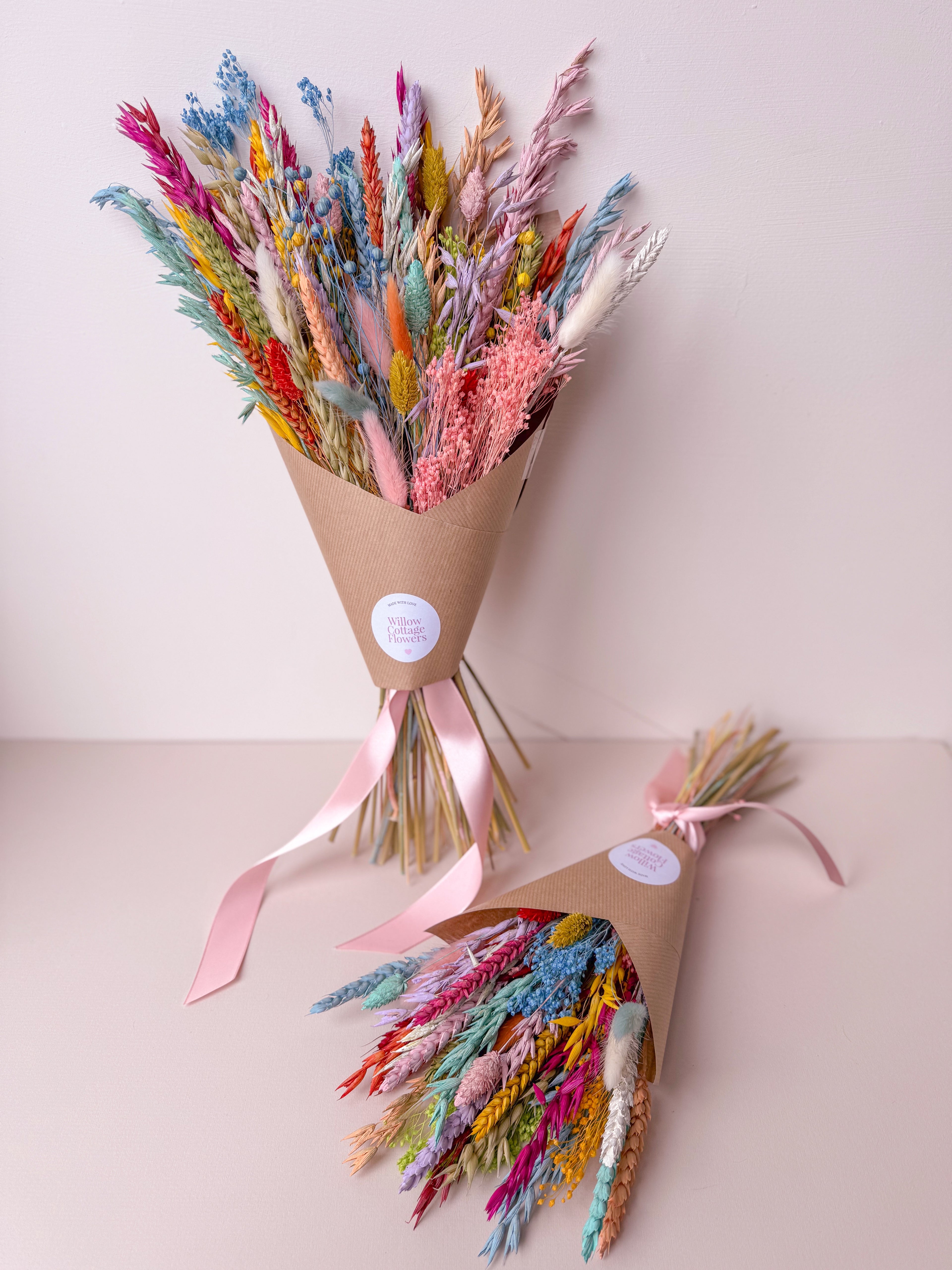 Rainbow Dried Flower Arrangement image 5