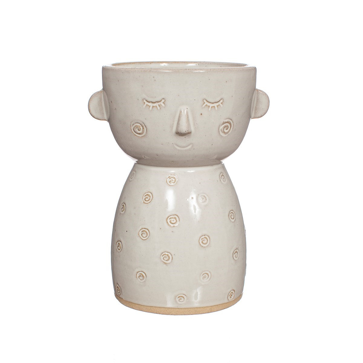 Specked Face Glazed Vase image 0