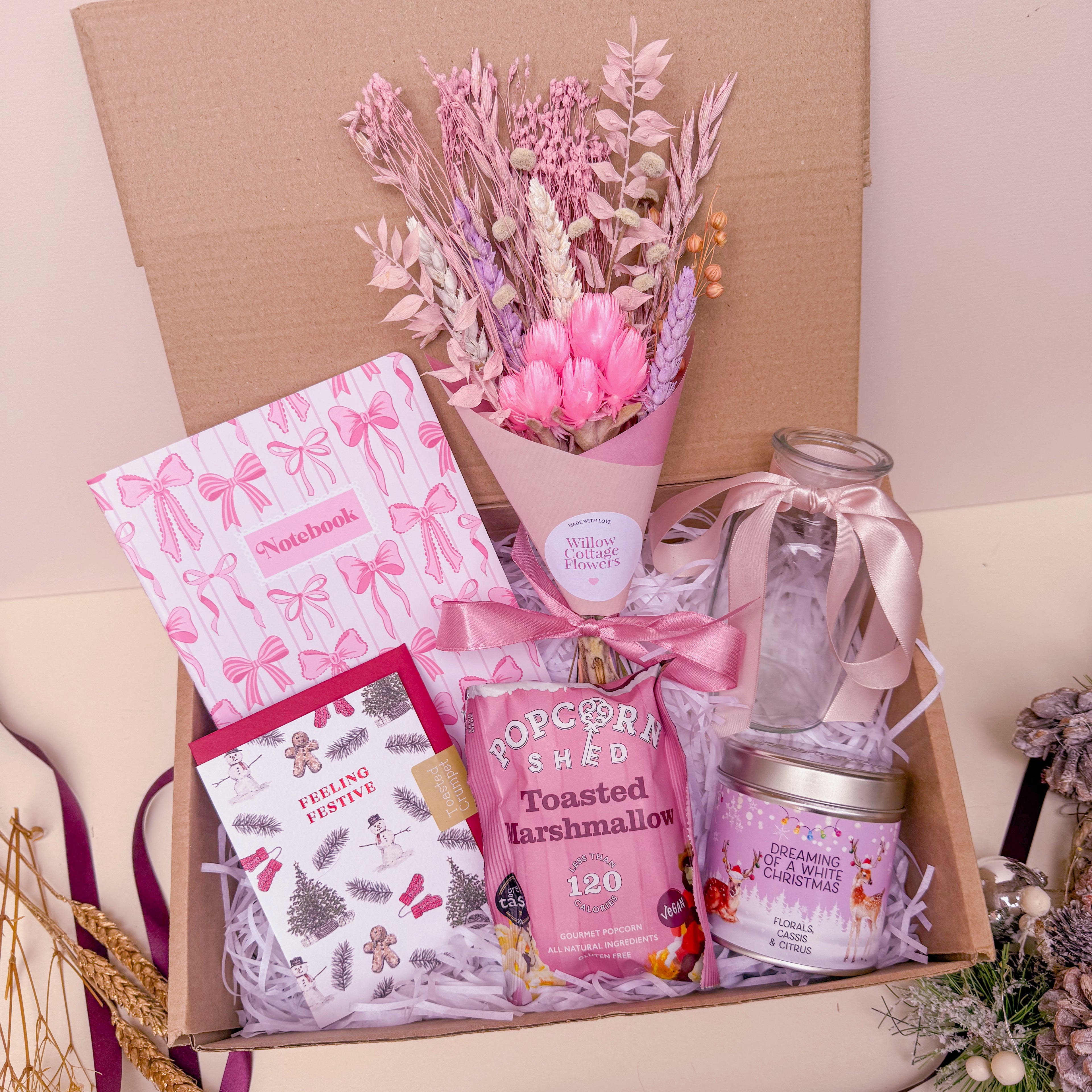Pink Christmas Gift Hamper image 0