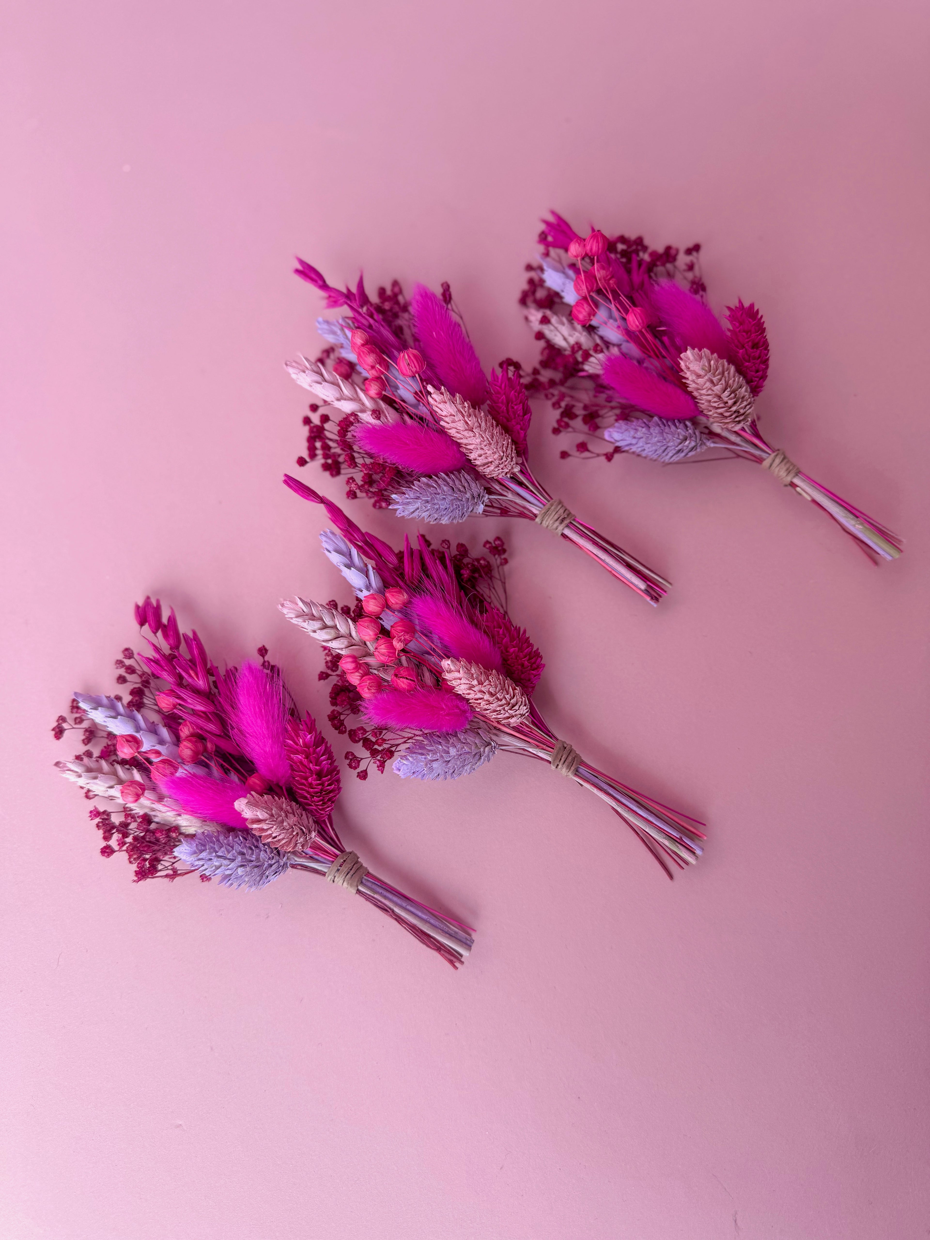 Cerise & Lilac Buttonhole image 2