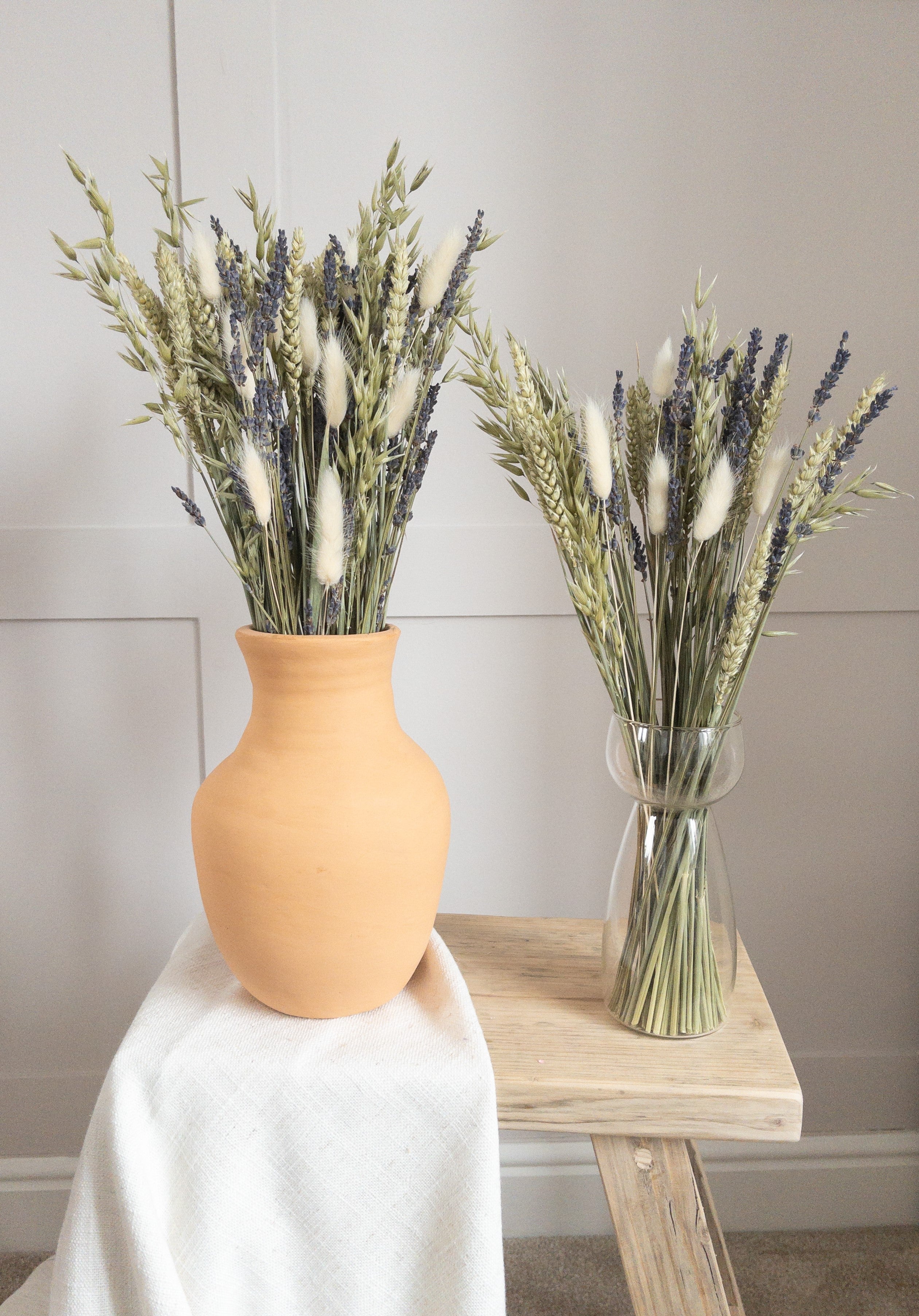 Rustic Wheat & Lavender Bunch image 3