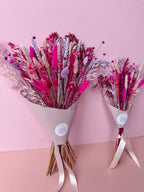 Lilac, Pink & Cerise Dried Flower Arrangement image 3