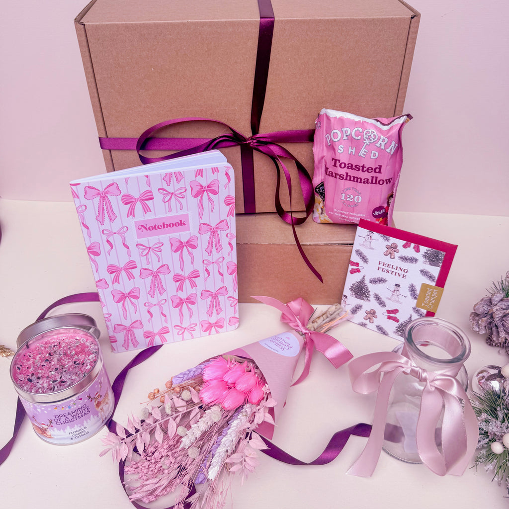 Pink Christmas Gift Hamper image 1