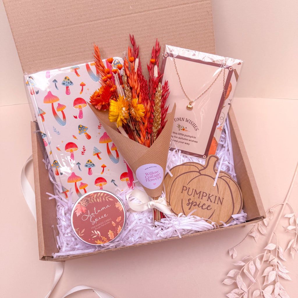 Autumn Gift Hamper with Mushroom Notebook image 3