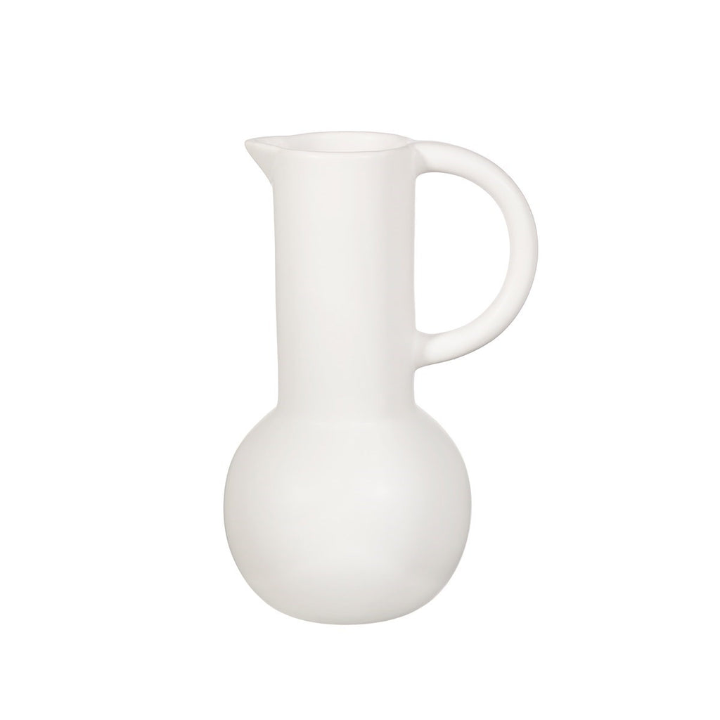 White Jug Vase image 0