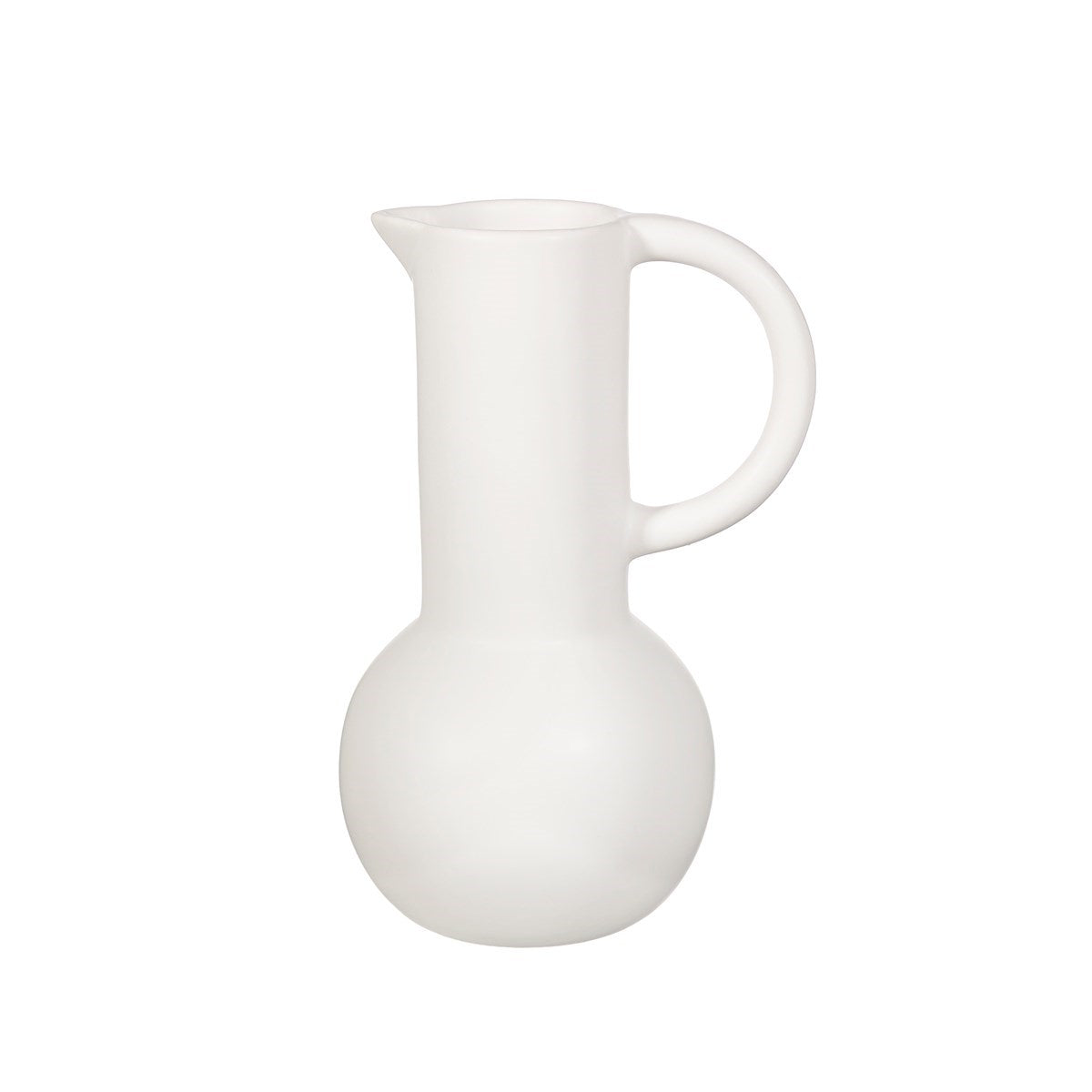 White Jug Vase image 0