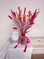Vibrant Dried Flowers with Vase image 6