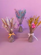 'Pastels' Dried Flower Arrangement with Vase image 0