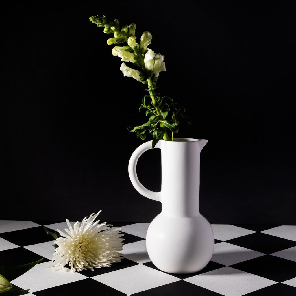 White Jug Vase image 1