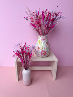 Lilac, Pink & Cerise Dried Flower Arrangement image 4