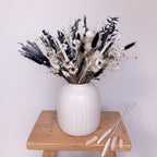 Black and White Dried Flower Arrangement image 2