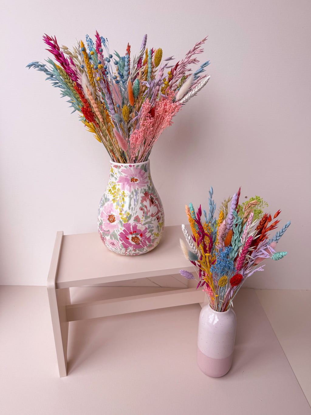 Rainbow Dried Flower Arrangement image 8