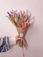 Rainbow Dried Flower Arrangement image 3