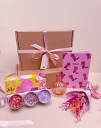 Pink Dried Flower Gift Box image 1