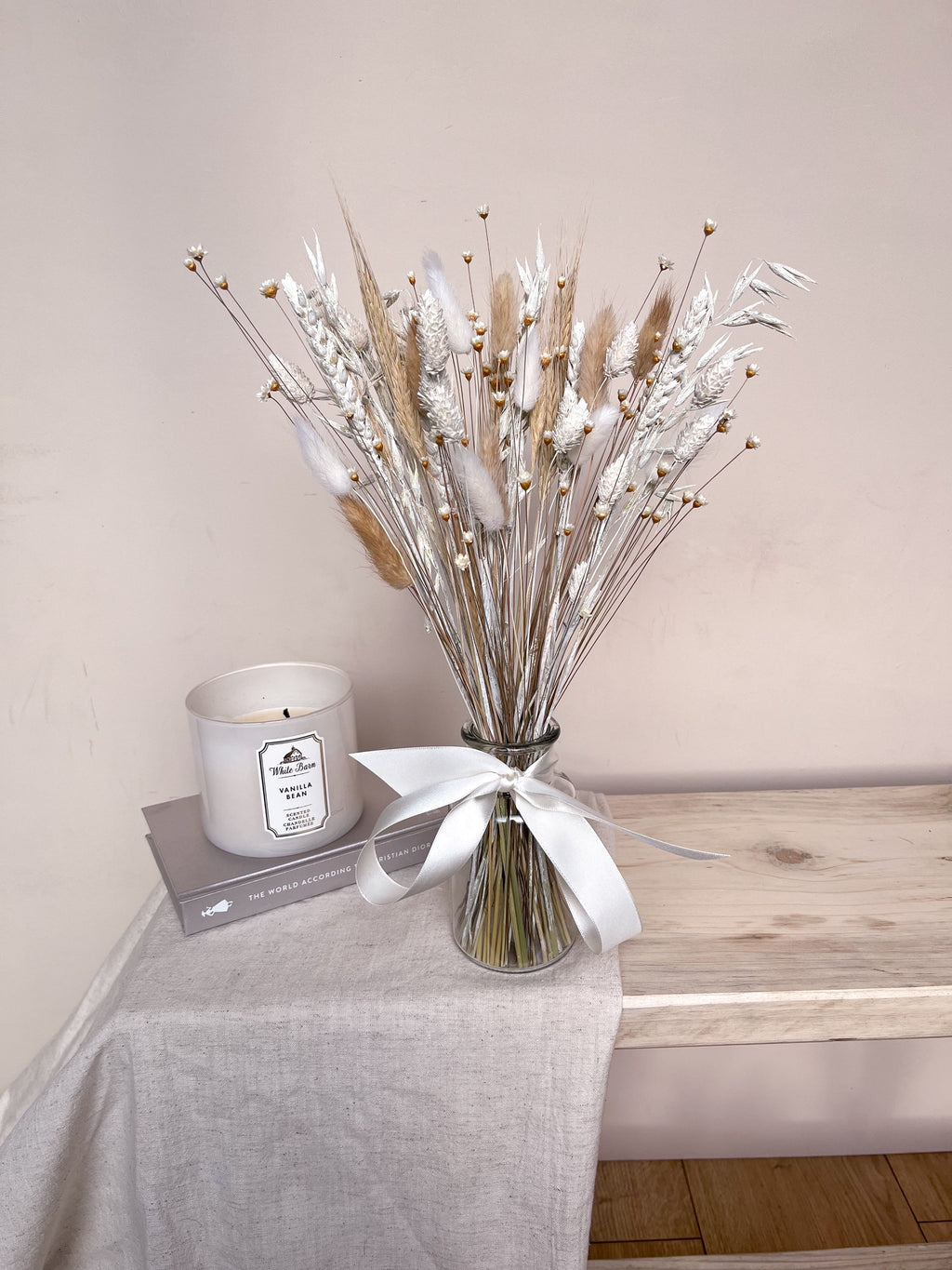Natural Dried Flowers with Vase image 5