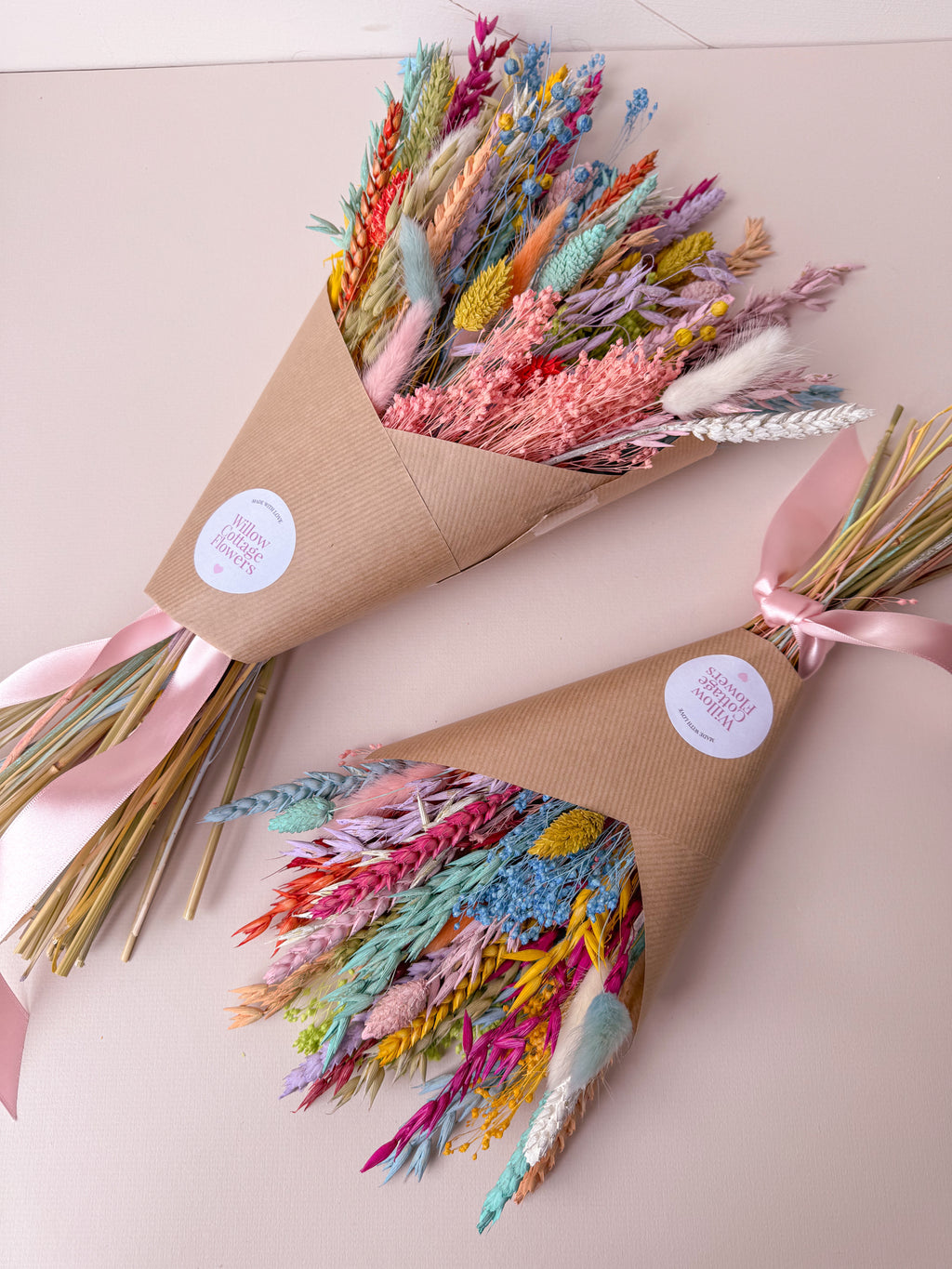 Rainbow Dried Flower Arrangement image 11