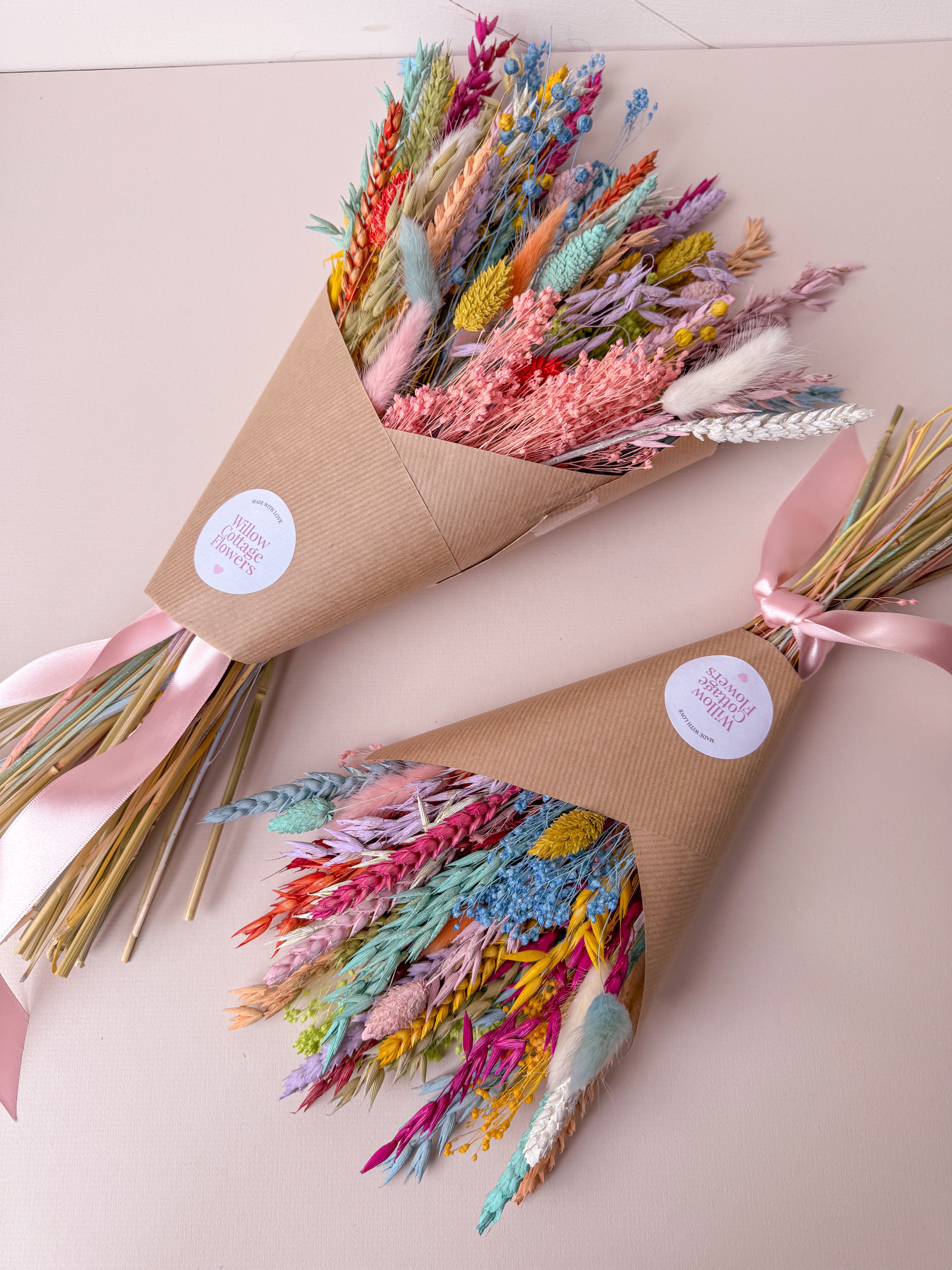 Rainbow Dried Flower Arrangement image 11