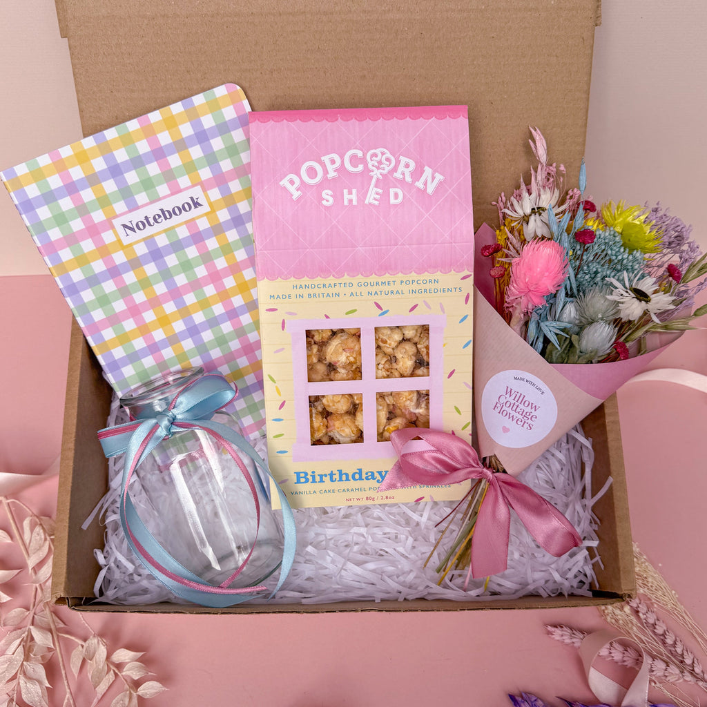 birthday themed gift hamper for her