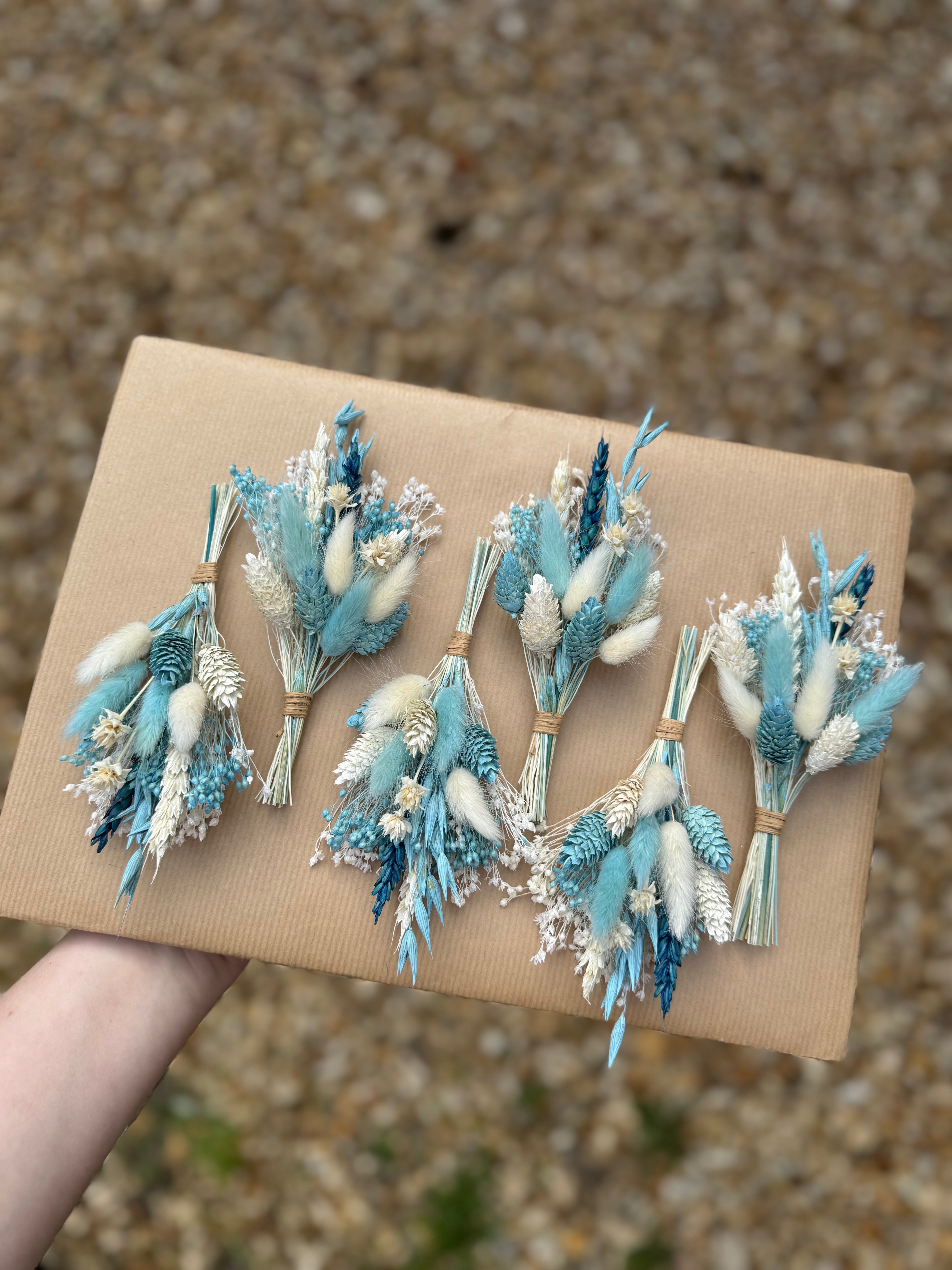 blue grooms accessories