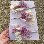 luxury purple buttonhole with hydrangea