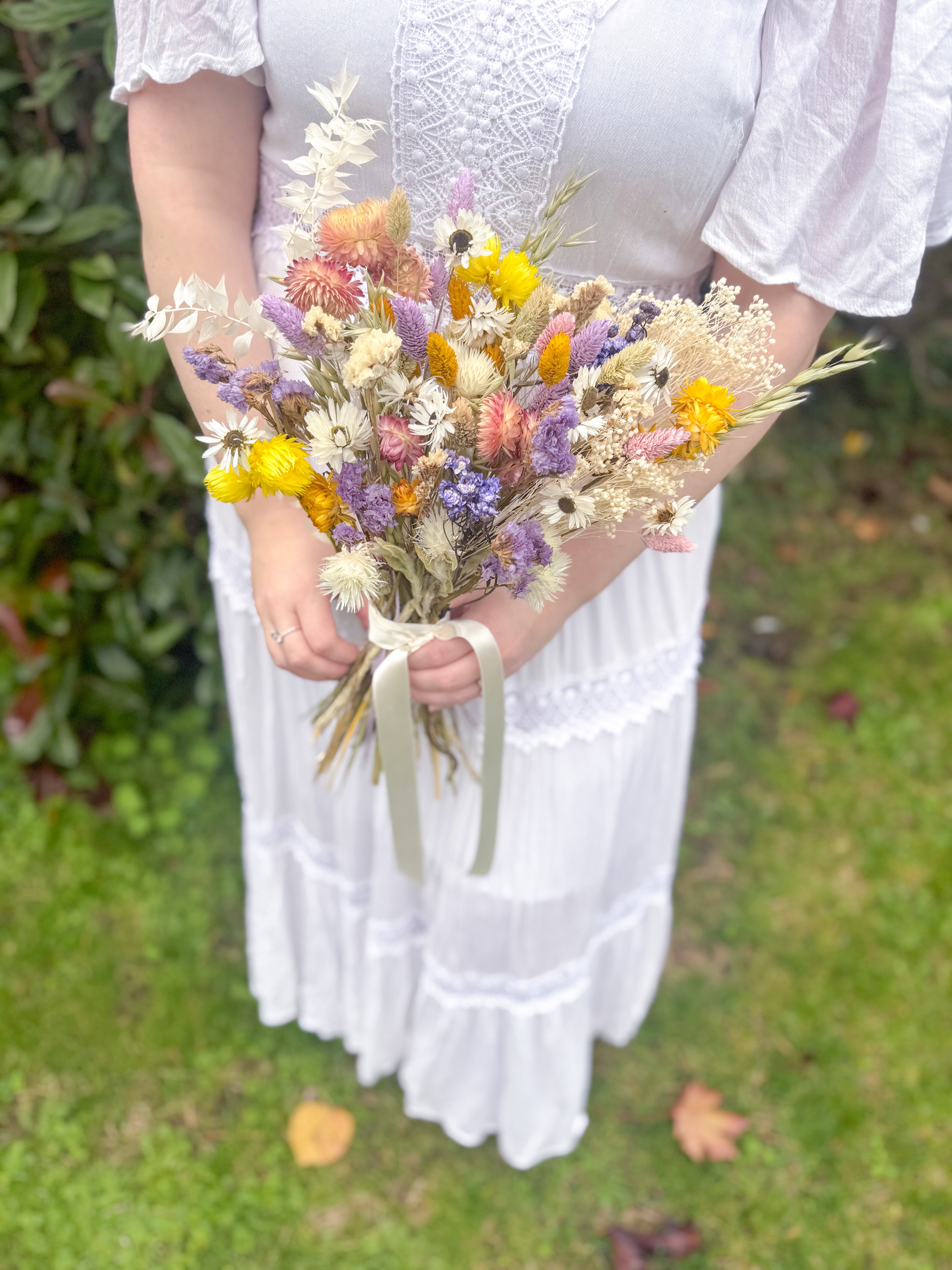 Colourful Wildflower Wedding Flowers image 1
