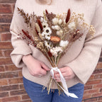 chocolate brown floral bouquet