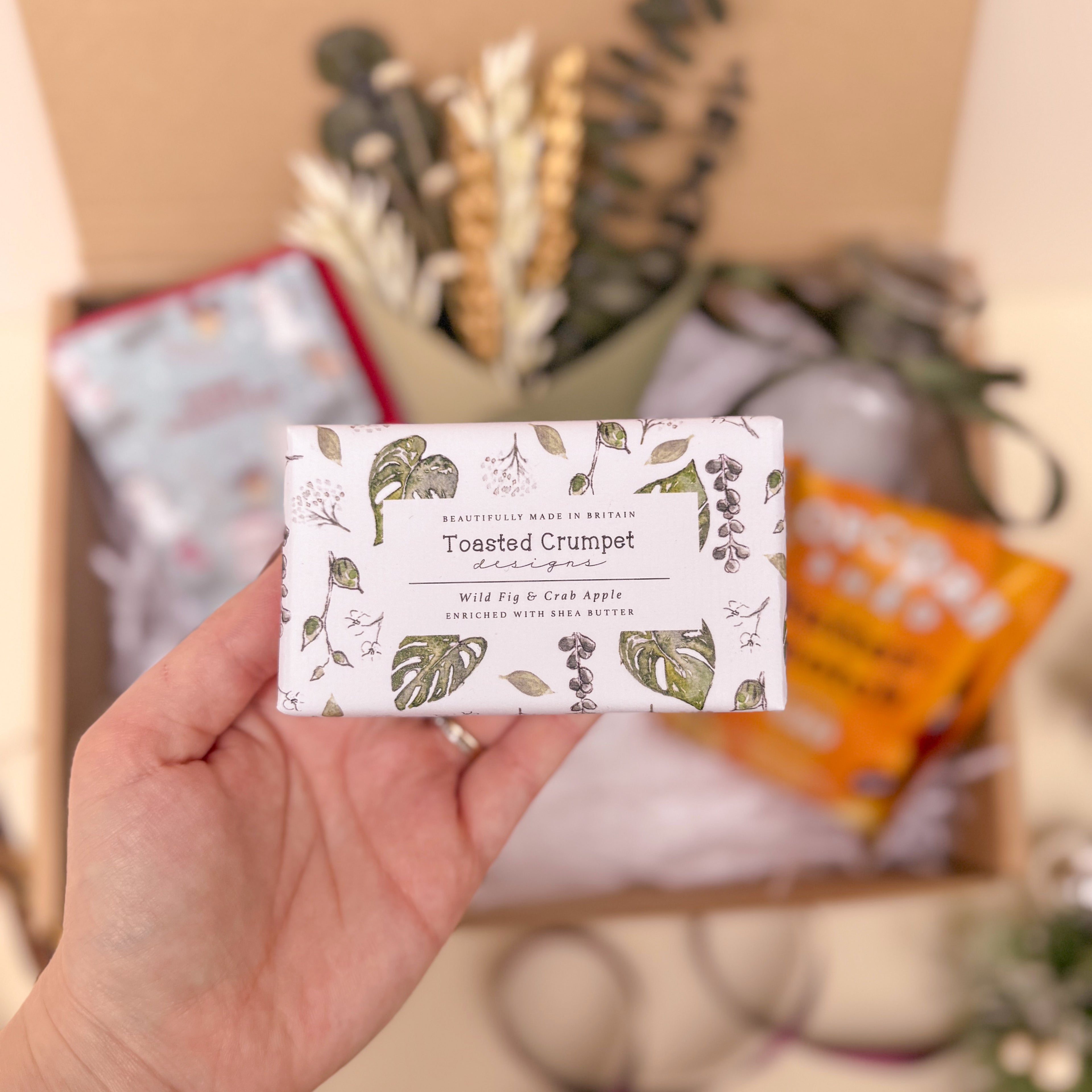 wild fig and crab apple soap bar