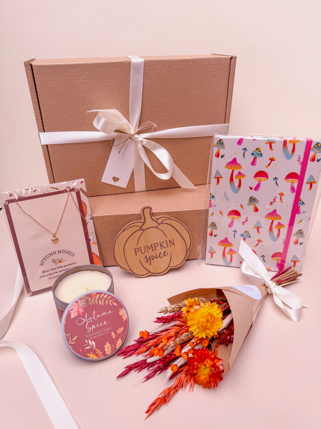 Autumn Gift Hamper with Mushroom Notebook image 2