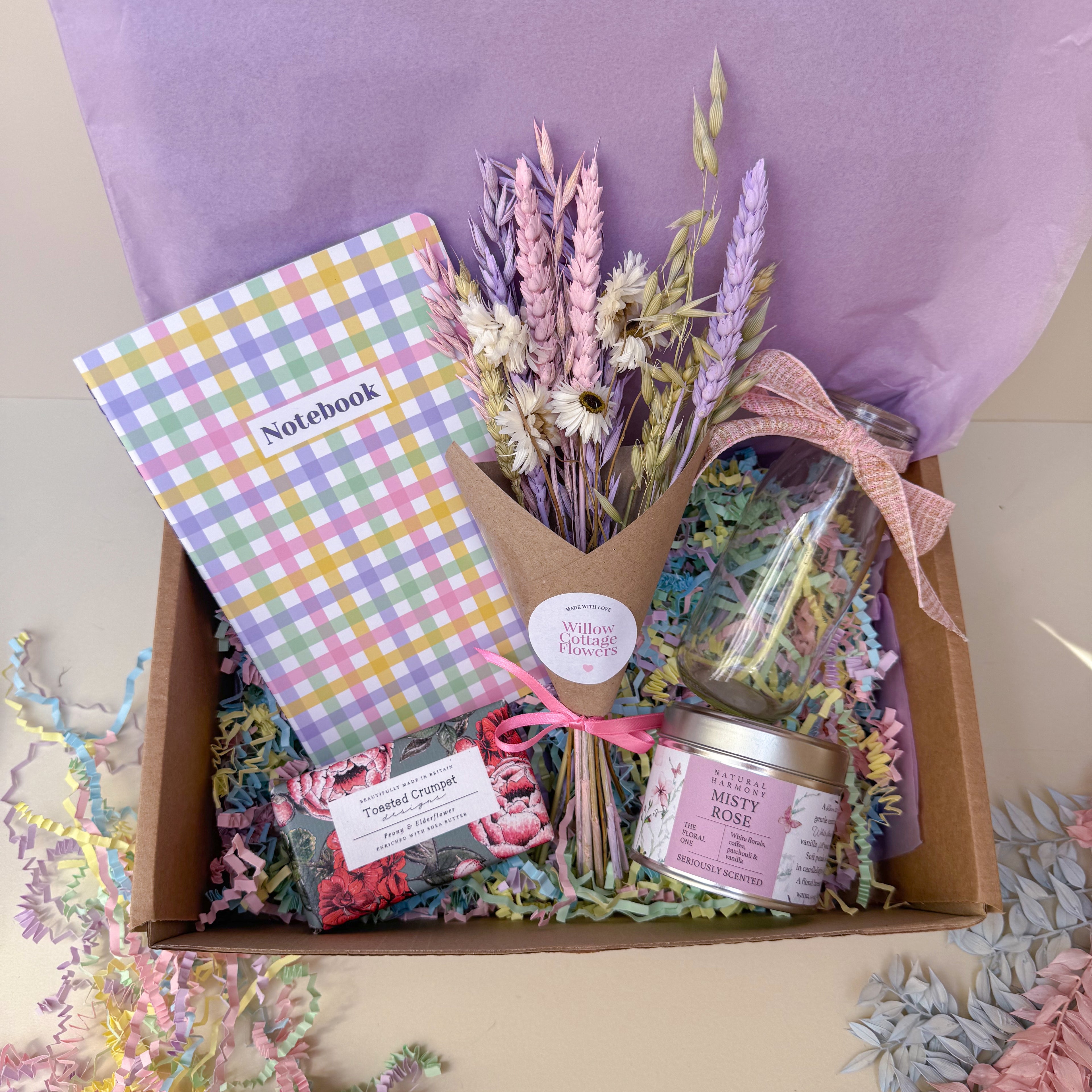 floral birthday hamper for her