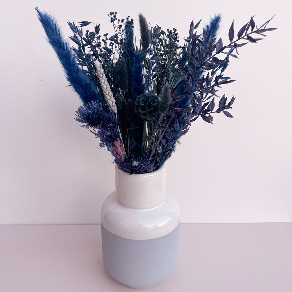 Navy Blue Pampas Grass Arrangement image 0