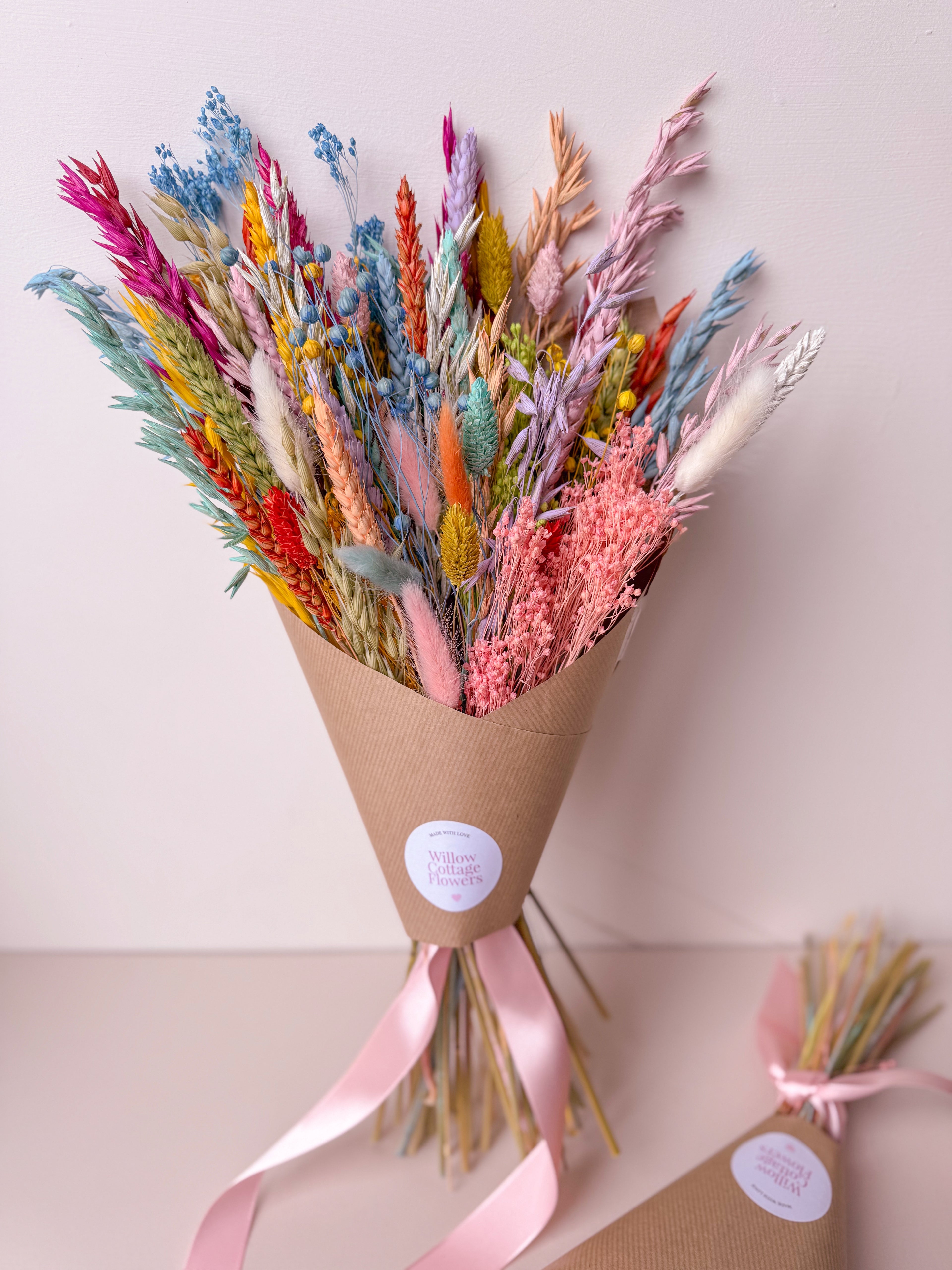 Rainbow Dried Flower Arrangement image 0