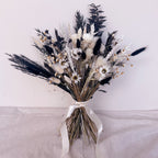 Black and White Dried Flower Arrangement image 3