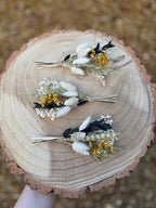 spring boutonniere for groom