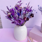 Dark Purple Dried Flower Arrangement image 0