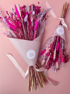 Lilac, Pink & Cerise Dried Flower Arrangement image 6