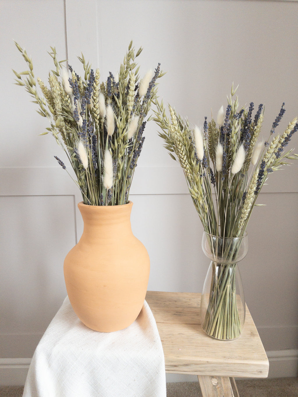 Rustic Wheat & Lavender Bunch image 0