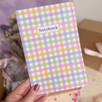 gingham sass and belle notebook