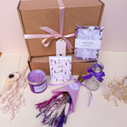 Lavender themed birthday gift hamper