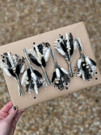 modern flower wedding accessories for groom