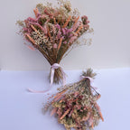 Peach Wildflower Dried Flower Bouquet