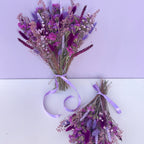 purple flower bouquet for wedding