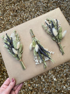 rustic groom buttonhole for wedding
