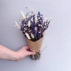rustic dry lavender arrangement